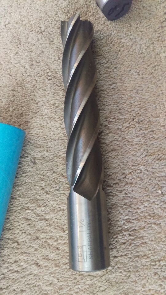 NEW Brown Sharpe End Mill Sharpaloy - 4 Flute - 1 1/4 dia x 1-1/4 x 8-1/... - $60.79