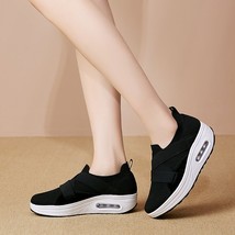 Women Casual Shoes Lightweight Slip On Wedge Platform Sneakers Women Breathable  - £38.69 GBP