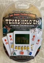 MGA TEXAS HOLD&#39;EM Poker Showdown Electronic Handheld Game Sealed NOS Las... - $7.25