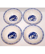 LOVELY SET OF 4 EPOCH BY NORITAKE PORCELAIN MR SNOWMAN 6 1/2&quot; SOUP/CEREA... - $36.29 CAD