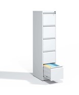 Steel Vertical File Cabinet with Lock (A4/Legal) - €227,71 EUR