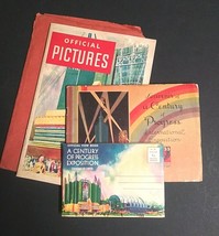 1933 Century of Progress Intl Expo Chicago Picture Souvenir Book Lot (3 ... - £23.58 GBP