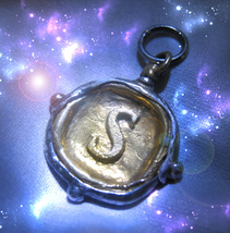 Free W $88 Haunted Rare &quot;S&quot; Charm Secret Masters Key Magick 7 Scholars - £0.00 GBP