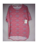 NWT Lularoe Irma Tunic Pink With Light Blue Aztec Designs Size Medium - $291.35 MXN NWT Lularoe Irma Tunic Pink With Light Blue Aztec Designs Size Medium - $291.35 MXN