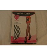 New Music Legs Hosiery Black Red Plus Size 7995Q Suspender Pantyhose 100... - $15.73