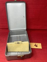 VTG Lock Cash Receipt Box Metal Stash Storage Locking with Keys Safe Hea... - £30.23 GBP