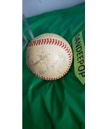 Vintage 9 Signature Baseball Berra, Rizzuto, DiMaggio, Reynolds, William... - £326.64 GBP