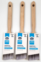 3 Project Source 2&quot; Polyester Angled Trim House Wall Paint Brush Handcrafted - £13.55 GBP