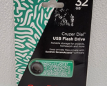 New SanDisk 32GB USB Flash Drive Cruze Dial Green White New Sealed - $14.79