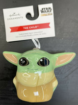 Hallmark Disney The Mandalorian Child Baby Yoda Shatterproof Christmas Ornament - £15.55 GBP
