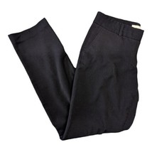 Michael Kors Black Straight Leg Mid Rise Comfort Dress Pants Women&#39;s Size 8 - £12.53 GBP