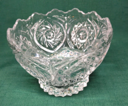 Vintage Crystal Candy Dish, Vintage Yugoslavia, Imperlux Crystal Pedestal Dish - £18.30 GBP