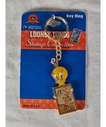 Looney Tunes Stamp Collection Key Ring-VINTAGE 1997 Tweety Bird  NOS - £5.31 GBP