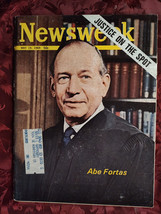 Newsweek Magazine May 19 1969 5/19/69 Supreme Court Justice Abe Fortas +++ - £8.49 GBP