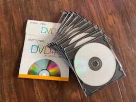 new Memorex 8pk DVD + RW 4X 4.7 GB 120 Min  Rewritable CD DVD disks - £11.53 GBP