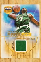 2002-03 NBA Hoops Stars Rare Air Memorabilia Jacket Patch Paul Pierce #34 HOF - $9.89