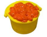 Fisher Price Little People part bucket o fish zoo food yellow seal tasty... - $7.54