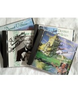 DERMOT O&#39;BRIEN 4 x Auotographed CD&#39;s Mint Irish Tapestry Songs Emerald I... - £26.08 GBP