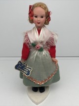 Vintage Italian 8” Doll Original Tag Moveable Eyes And Arms - £14.00 GBP