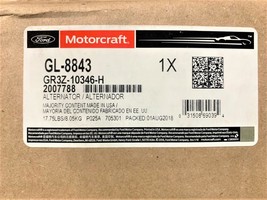 GL8843 New Motorcraft Alternator for 2015-2017 Ford Mustang 3.7L V6 GR3Z... - £213.54 GBP