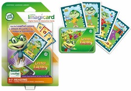 NEW LeapFrog Imagicard Letter Factory Adventures READING Learning Game LeapPad - £11.99 GBP