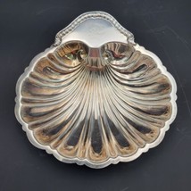 Vintage Reed &amp; Barton EPNS 205 Silver Plated Clam Shell Silverplate Tray Grapes - £37.61 GBP