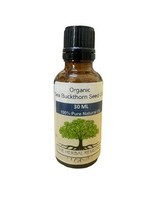 Organic Sea Buckthorn seed oil 30ml pure, natural in amber glass dropper... - $18.82