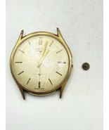 Vulcan Mechanical Mens Watch #1132 Swiss 17j PARTS Broken Crown Gold Ton... - $818.61 MXN
