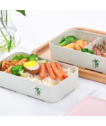 Eco-friendly Custom Reusable Bamboo 3-layer Unique Lunch Box Microwave Safe - $29.00