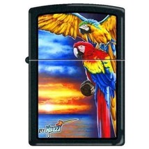 Zippo Lighter - Mazzi Parrots Black Matte - 852922 - £27.00 GBP