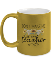 Mom Mugs Mom Or Grandma - Teacher Voice Gold-M-Mug - £14.34 GBP