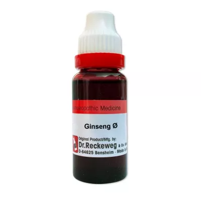 Dr. Reckeweg Germany Homeopathic Ginseng Mother Tincture Q (20ml), - $9.99