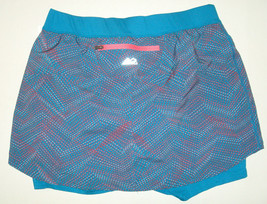 Womens New S NWT Columbia Running Hike Skort Skirt Blue Shorts Zip Pocke... - $98.01