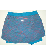 Womens New S NWT Columbia Running Hike Skort Skirt Blue Shorts Zip Pocke... - £77.12 GBP