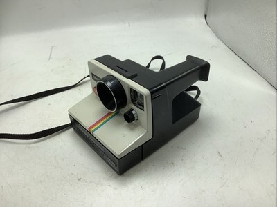 Polaroid One Step Instant Land Camera SX-70 Rainbow Stripe White Item image 3