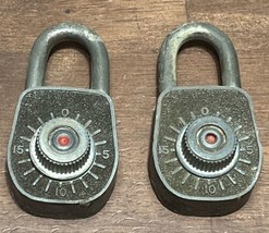 (2) Vintage Antique Gougler Lock Company Keyless Combination Locks - £23.98 GBP