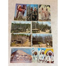 Vintage Native American Indian Postcards Lot Of 9 - $10.88