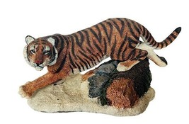 Siberian Tiger Figurine Franklin Mint Wildlife Preservation Sculpture 1987 trust - £34.99 GBP