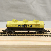 Bachmann N Scale Tanker Car Penn Salt GATX 67927 3 Dome Rapido Couplers - $8.86