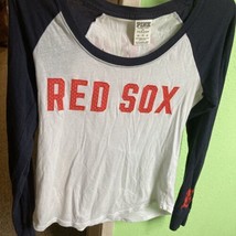 Pink Victoria’s Secret W/5th &amp;Ocean Size XS Red Sox Red,White &amp; Blue lon... - £19.59 GBP