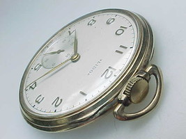 GOLD FILLED LIDO Vintage POCKET WATCH - Free shipping with insurance - £219.02 GBP