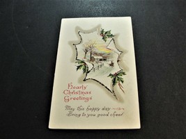Hearty Christmas Greetings, may this happy day bring to you good cheer-Postcard. - £11.32 GBP