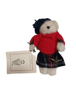 BOYDS BEARS Baby Mae Wishkabibble #90503 With TAGS Plush SCOTTISH OUTFIT - $16.83