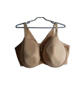 Cacique 46DD Bra underwire lightly lined full coverage beige back smoother - $280.11 MXN