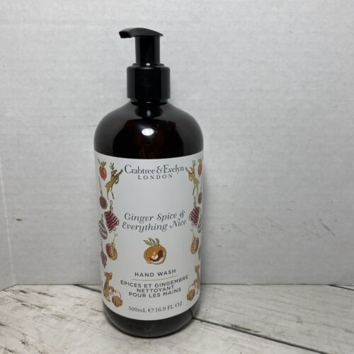 Crabtree Evelyn Ginger Spice & Everything Nice Liquid Hand Soap Wash 16.9 oz - $18.80