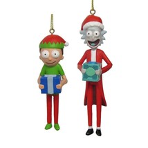 Rick &amp; Morty - Rick &amp; Morty Figural 2-Piece Ornament Set by Kurt Adler Inc. - £19.74 GBP