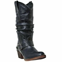 Dingo Ladies Pretender Black Slouch Boot DI8525 - $115.99