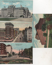 Washington DC Vintage Postcards Pennsylvannia Ave, Pension, US War, G Street - £1.60 GBP
