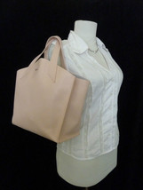 NWT FURLA Magnolia/Peachy Pink Saffiano Leather Small Jucca Stitch Tote Bag - £195.95 GBP