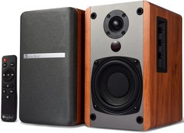 Singing Wood Bt25 (2024 Version) Bluetooth Active Bookshelf Speakers, Beach Wood - £80.24 GBP